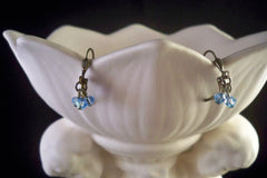 Dena  Aquamarine Swarovski  Earrings